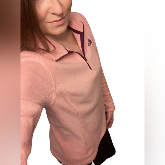 The North Face quarter zip lightweight fleece, Pink, sz M, good condition! - Picture 10 of 11